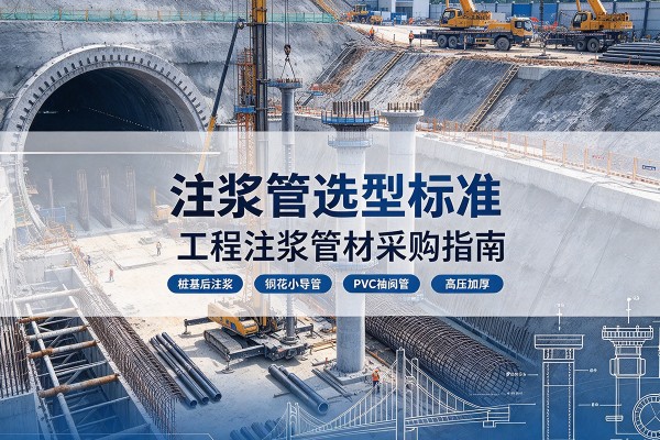 肥西注浆管选型标准