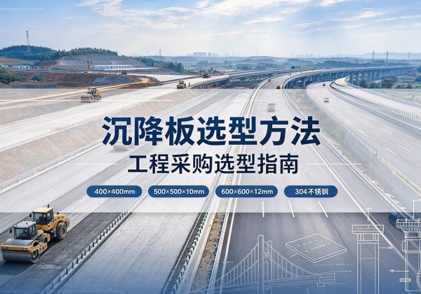 肥西沉降板选择方法